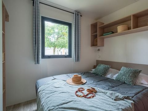 Mobilhome 12 personnes - PRESTA+ 60m² Tribu - 6 chambres - 2 salles de bain - TV - Clim