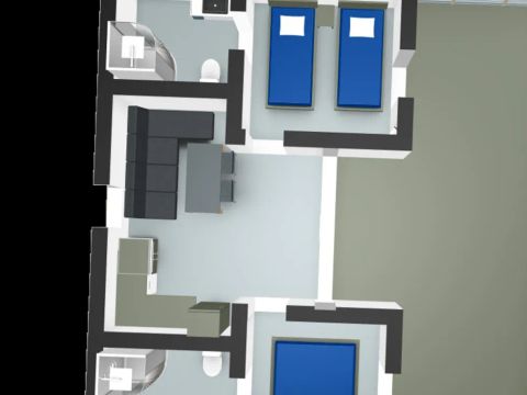 MOBILHOME 4 personnes - Premium Patio 30m² 2 chambres Clim, Tv, lave-vaisselle