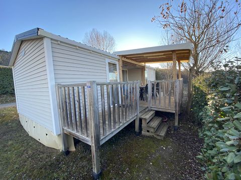 MOBILHOME 4 personnes - Premium Patio 30m² 2 chambres Clim, Tv, lave-vaisselle