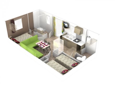 MOBILHOME 4 personnes - Confort+ 27 m²
