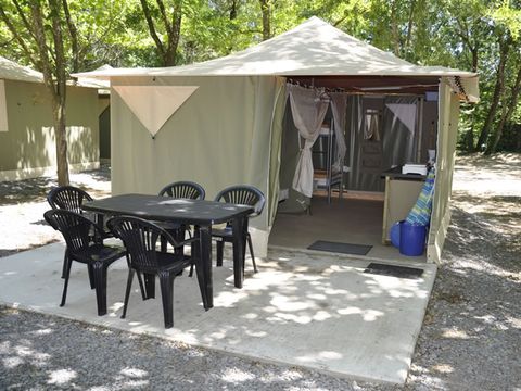 Tente en toile et en bois 5 personnes - Bengali
