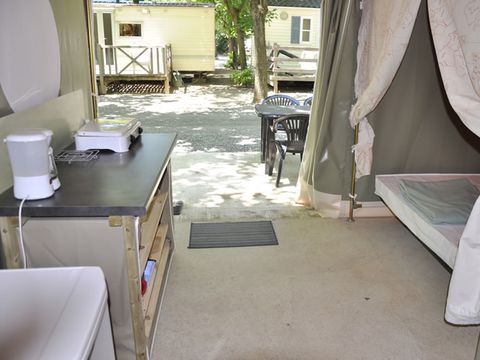 Tente en toile et en bois 5 personnes - Bengali