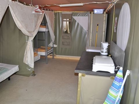 TENTE TOILE ET BOIS 5 personnes - Bengali