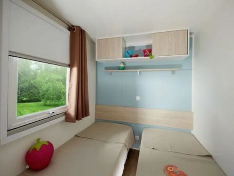 MOBILHOME 6 personnes - Confort 6p (35m²) avec terrasse couverte, climatisé