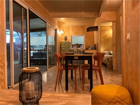 CHALET 5 personnes - Chalet Premium (35m²) avec terrasse couverte, 2 chambres