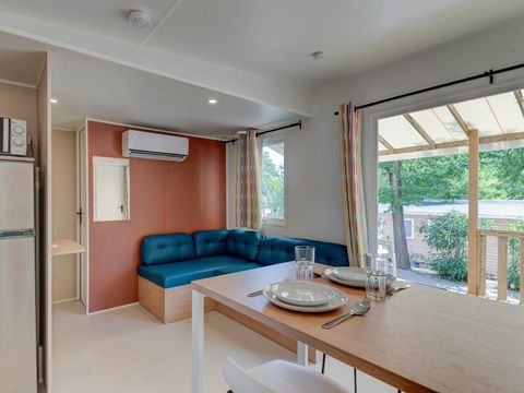 MOBILHOME 6 personnes - Premium | 3 Ch. | 6 Pers. | Terrasse Lounge | Clim.