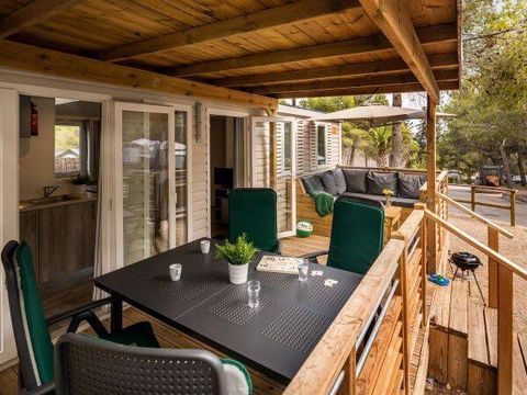 MOBILHOME 6 personnes - Premium | 3 Ch. | 6 Pers. | Terrasse Lounge | Clim.