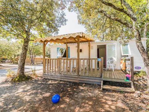 MOBILHOME 6 personnes - Classic | 2 Ch. | 4/6 Pers. | Terrasse surélevée | Clim.