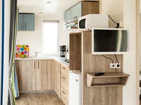 MOBILHOME 6 personnes - Comfort | 3 Ch. | 6 Pers. | Terrasse surélevée | Clim. | TV