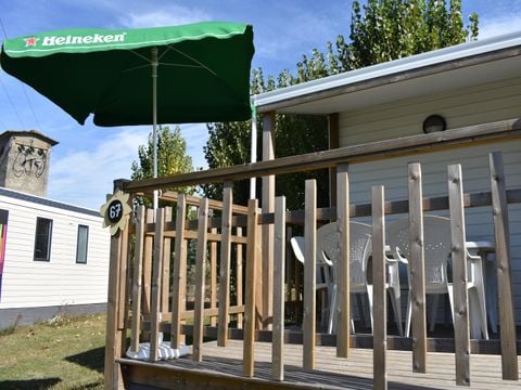 MOBILHOME 6 personnes - Mobil home Malaga 38m² (30m² + terrasse de 8m²)- 3 chambres 6 pers