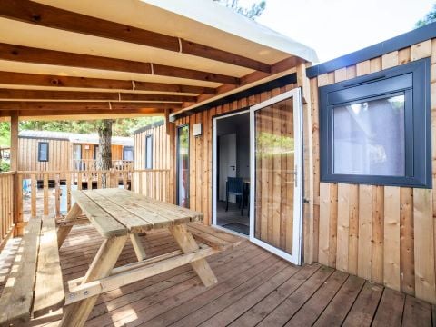 MOBILHOME 8 personnes - Eco 4 Pièces 6/8 Personnes + TV  (4 adultes et 4 enfants -18 ans) 