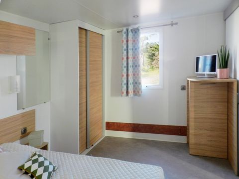 Mobilhome 4 personnes - PMR adapté pour personnes à mobilité réduite - 2 chambres
