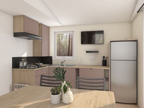 MOBILHOME 2 personnes - Mobil Home Confort 20 m²  (1 chambre) + terrasse