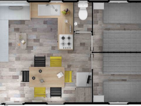 MOBILHOME 6 personnes - Nirvana - Animaux Interdits