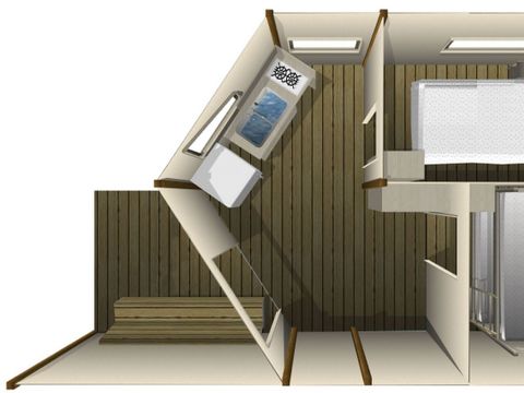 TENTE 4 personnes - Junior - Sans sanitaires - Animaux Interdits