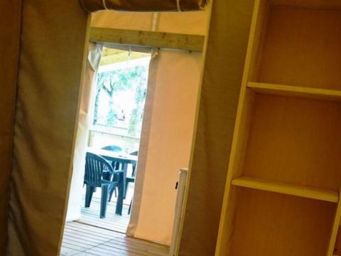 TENTE TOILE ET BOIS 5 personnes - Sahari - Arrivée samedi sans sanitaire