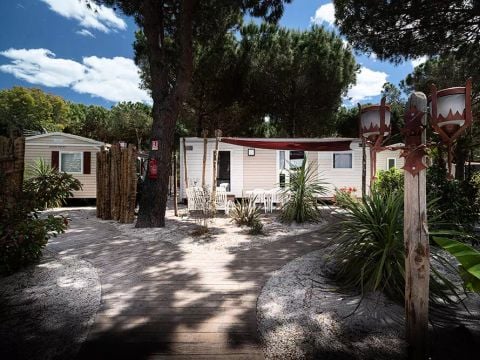 MOBILHOME 5 personnes - Pack Privilège 3 Pièces 4/5 Personnes Climatisé + TV