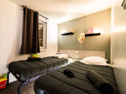 MOBILHOME 6 personnes - Pack Privilège 4 Pièces 6 Personnes Climatisé + TV