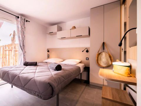 MOBILHOME 4 personnes - Pack Privilège Zone Premium Garden 3 Pièces 4 Personnes Climatisé + TV