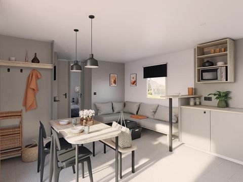 MOBILHOME 6 personnes - Sunêlia Prestige "Le Manneporte" 6 pers. 3 ch. 2 sdb.