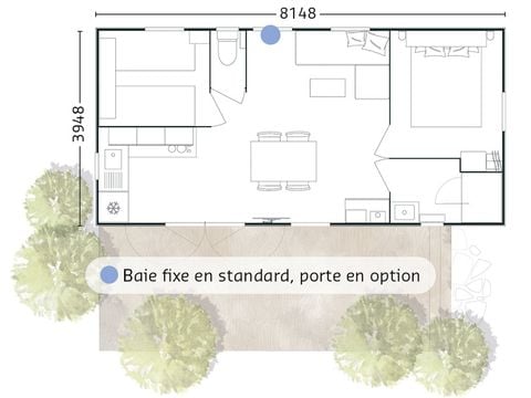 MOBILHOME 4 personnes - 2 chambres BAHIA
