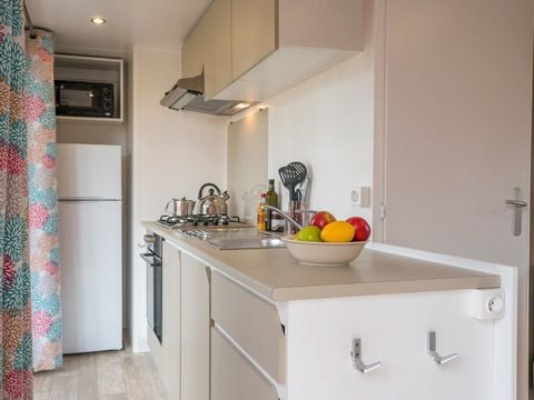 MOBILHOME 8 personnes - Premium | 3 Ch. | 6/8 Pers. | Terrasse surélevée
