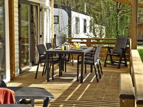 MOBILHOME 6 personnes - Premium | 3 Ch. | 6 Pers. | Terrasse Lounge | Clim.