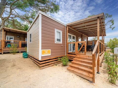MOBILHOME 6 personnes - Mobil-home | Comfort | 3 Ch. | 6 Pers. | Terrasse surélevée | Clim. | TV