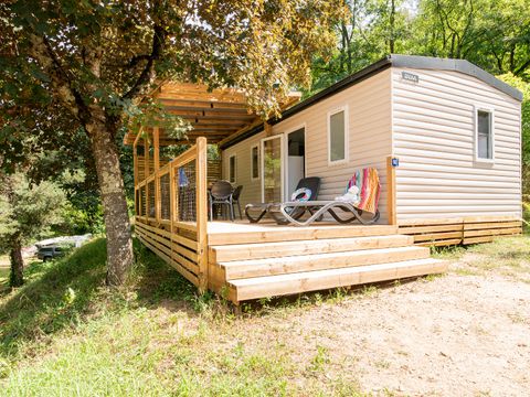 MOBILHOME 5 personnes - Premium - 2ch - terrasse couverte - CLIM + TV