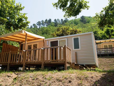 MOBILHOME 4 personnes - Confort - 2ch - Terrasse couverte - TV - Clim