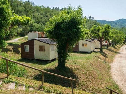 MOBILHOME 6 personnes - Standard 32m² - 3ch - Terrasse couverte - TV - Climatisation
