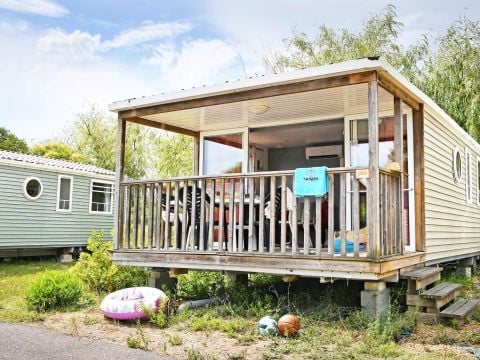 MOBILHOME 4 personnes - Mobil-Home Safari Classic 3 Pièces 4 Personnes Climatisé + TV