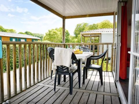 MOBILHOME 4 personnes - Mobil-Home Safari Classic 3 Pièces 4 Personnes Climatisé + TV