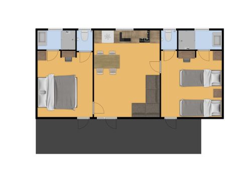 MOBILHOME 4 personnes - St. Maxime, 2 chambres