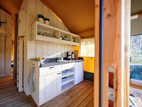 Tente en toile et en bois 4 personnes - Tente safari Fréjus, 2 chambres