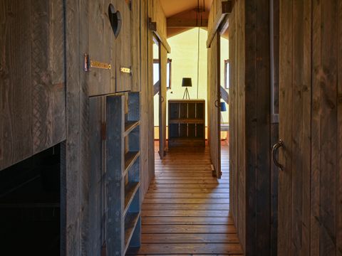 TENTE TOILE ET BOIS 6 personnes - Tente safari Grimaud