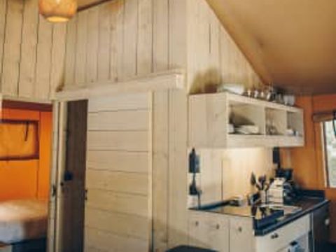 TENTE TOILE ET BOIS 4 personnes - Tente safari Fréjus, 2 chambres