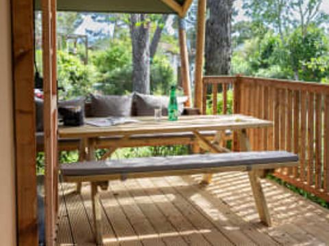 TENTE TOILE ET BOIS 4 personnes - Tente safari Fréjus, 2 chambres