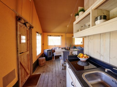 TENTE TOILE ET BOIS 4 personnes - Tente safari Fréjus, 2 chambres