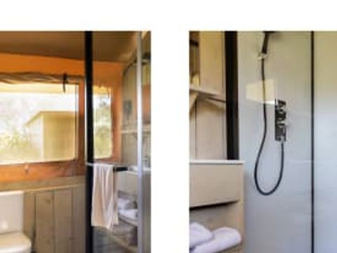 TENTE TOILE ET BOIS 4 personnes - Tente safari Fréjus, 2 chambres