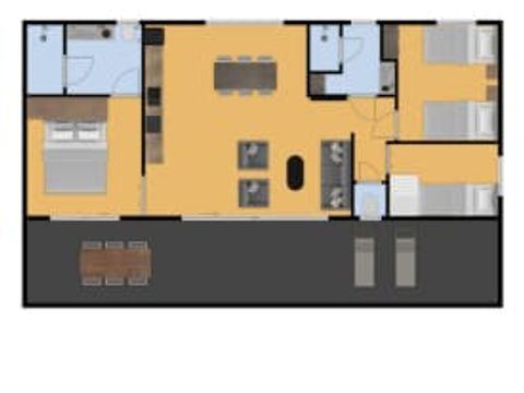 MOBILHOME 6 personnes - Mobil home Antibes