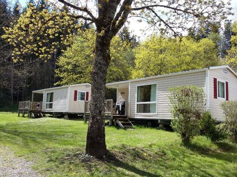 MOBILHOME 5 personnes -  Mobilhome 2 chambres à la nuit - arrivée à partir de 16H 2/5 pers