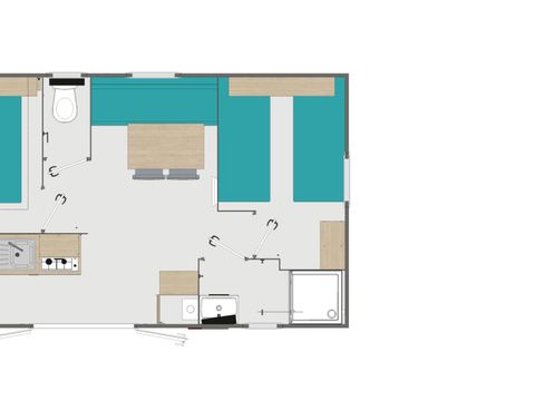 MOBILHOME 4 personnes - CALLUNE (En arrivée samedi)