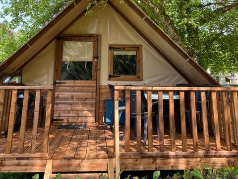 TENTE TOILE ET BOIS 4 personnes - Ecolodge