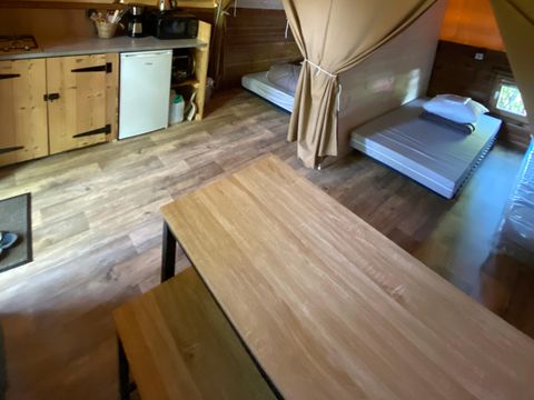 TENTE TOILE ET BOIS 4 personnes - Ecolodge