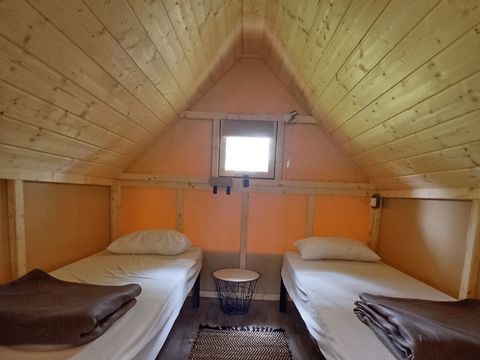 Tente en toile et en bois 2 personnes - Cyclo Tente