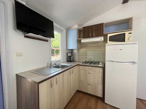 MOBILHOME 4 personnes - Mobil home Ibiza CONFORT 26m² (2 chambres) + Terrasse semi couverte de 18 m² (new!) 4 pers