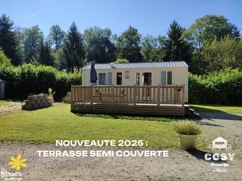 MOBILHOME 4 personnes - Mobil home Ibiza CONFORT 26m² (2 chambres) + Terrasse semi couverte de 18 m² (new!) 4 pers