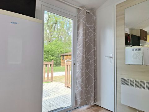 MOBILHOME 6 personnes -  Mobil home Bermudes Confort 30m² (3 chambres) + terrasse semi couverte de 18 m² + TV 6 pers