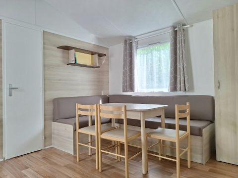 MOBILHOME 6 personnes -  Mobil home Bermudes Confort 30m² (3 chambres) + terrasse semi couverte de 18 m² + TV 6 pers